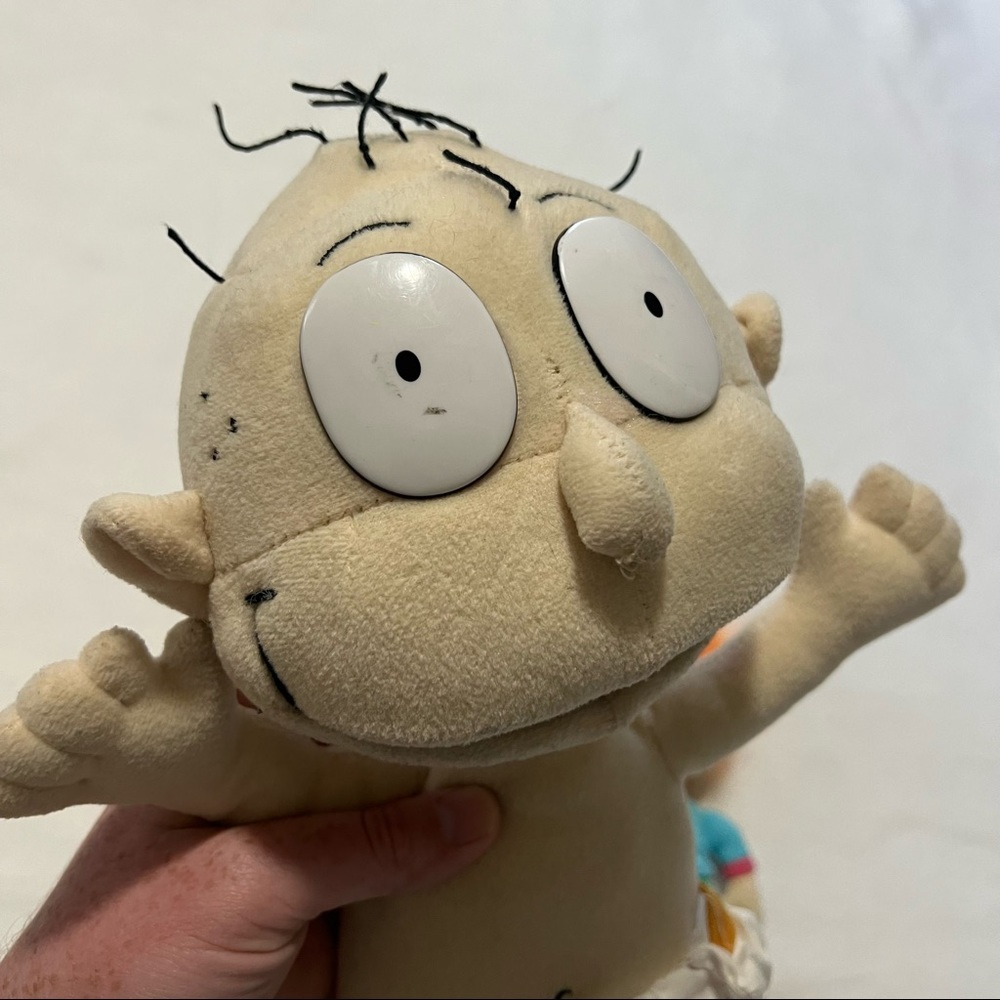Rugrats 1997 vintage plush Chuckie Tommy Pickles Nickelodeon - Picture 2 of 7